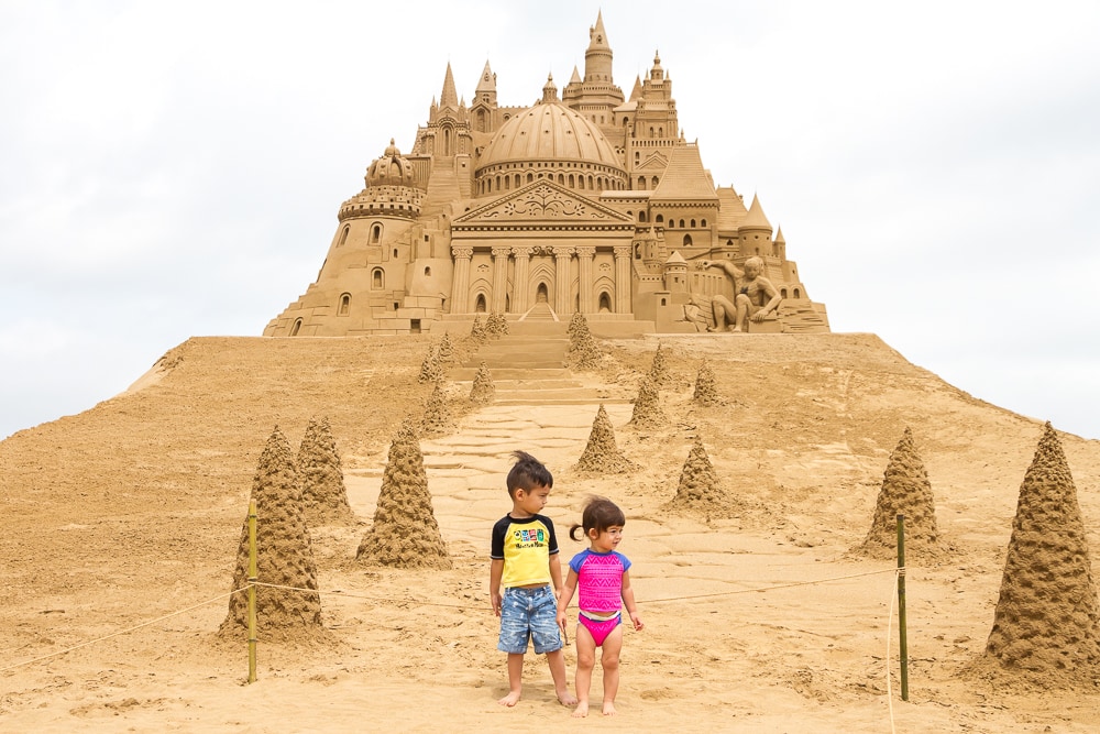 Fulong Sand Castle Festival, one of the best things to do in spring in Taiwan
