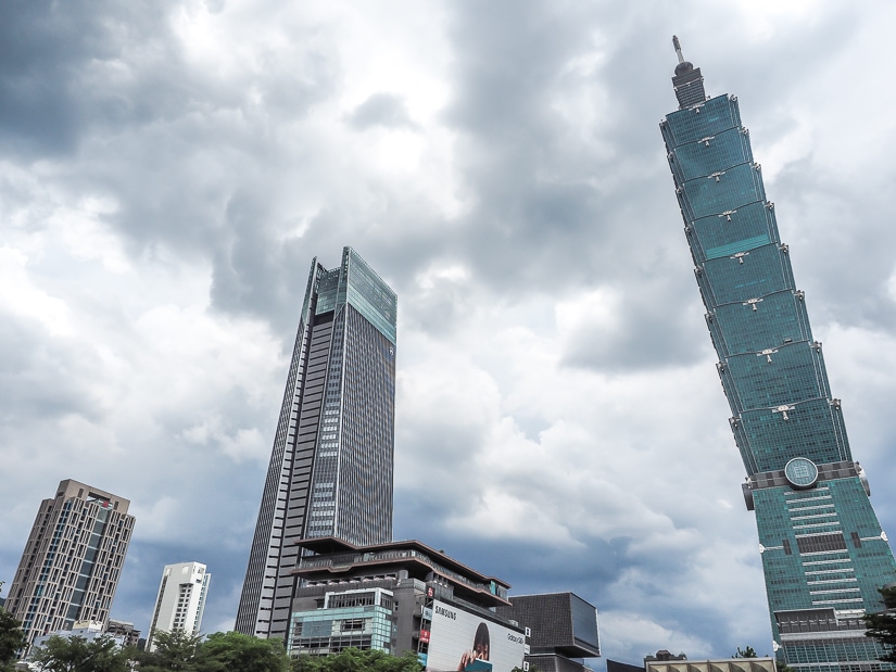 The cloudy Taipei weather in May